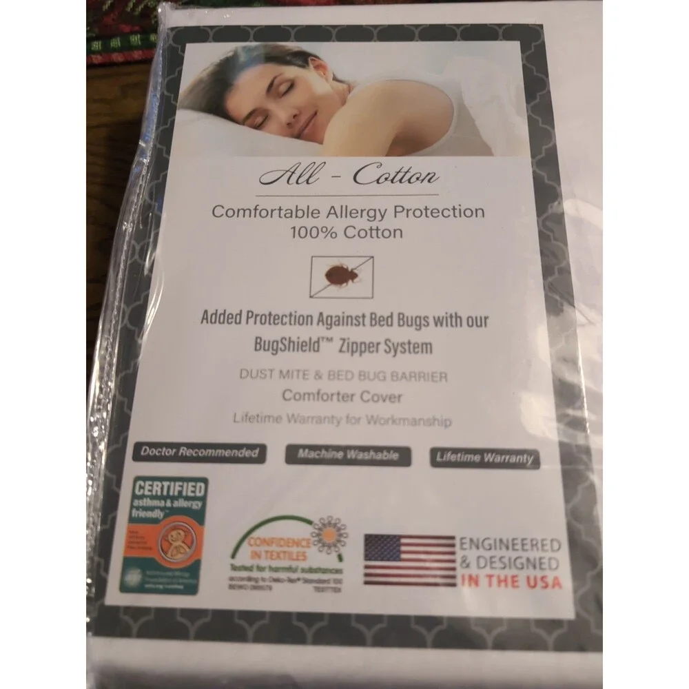 National Allergy Duvet Protector Full/Queen